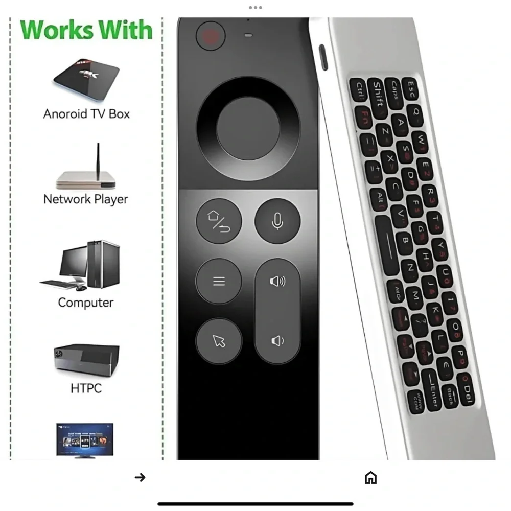 W3 Air Mouse - Black